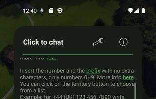 Click to Chat screenshot 1