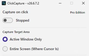 ClickCapture screenshot 1