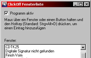 ClickOff screenshot 1