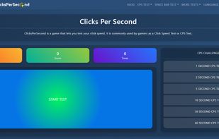 Clicks Per Second screenshot 1