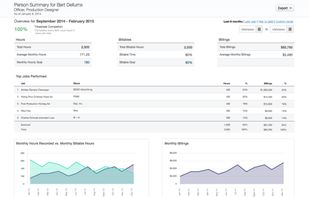 ClickTime screenshot 2