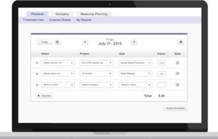ClickTime screenshot 1