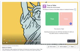 Turn any video into an interactive quiz to keep your students engaged and capture insights into their learning.