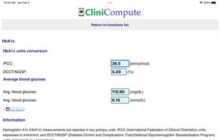 CliniCompute Medical Calculator screenshot 1
