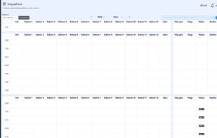 ClinikaOne shift scheduling - manage room coverage, shifts and absences for all staff across multiple rooms