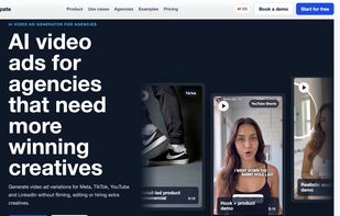 landing page Clipate