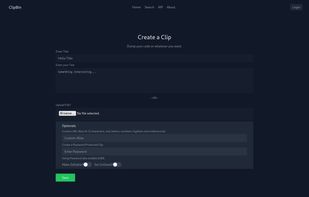 ClipBin screenshot 1