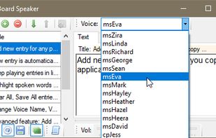 ClipBoard Speaker screenshot 1