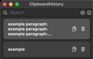 ClipboardHistory screenshot 1
