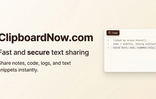 ClipboardNow.com screenshot 1