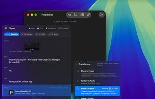 Transform clipboard items with quick actions and AI tools.