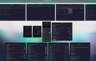 ClipFlow Pro overview: history window, panel menus and settings
