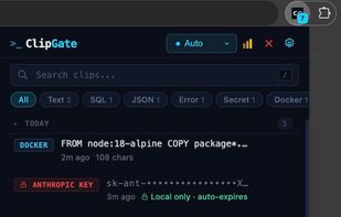 ClipGate Chrome Extension
