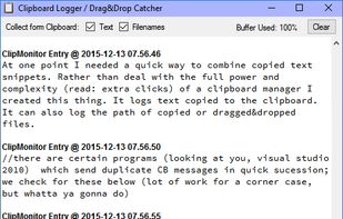 clipLogger screenshot 1