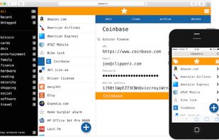 Clipperz screenshot 1