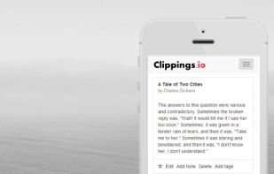 Clippings.io screenshot 1