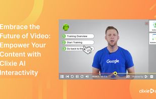 Clixie AI Interactive Video Platform screenshot 1