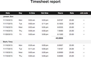 Clockspot screenshot 2