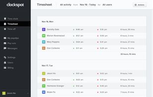 Clockspot screenshot 1