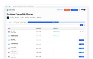 Check-in page