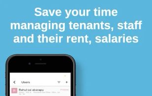 Save your time managing tenants, staff and their rents, salaries