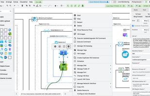 Control your AWS EC2/Azure VM/GCP Compute/___ directly from the diagram