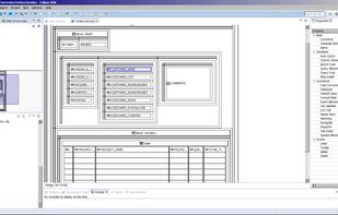 CloudaIDE screen designer