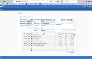 This is a screen designed with CloudaIDE in a web browser.
