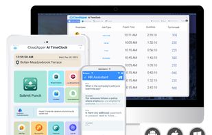 CloudApper AI TimeClock screenshot 1