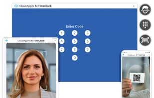 CloudApper AI TimeClock screenshot 2