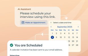Scheduling Agent handles interview scheduling, calendar coordination, and appointment management.