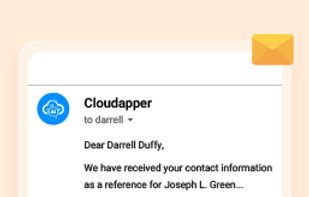 CloudApper Reference Check Solution screenshot 1