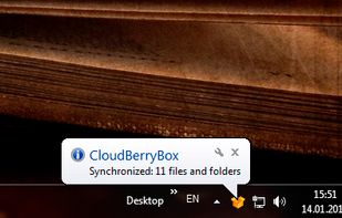 CloudBerry Box screenshot 2