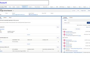 Cloudbyz CTMS screenshot 1