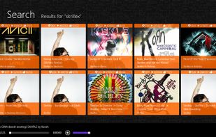 Search for any artist or track