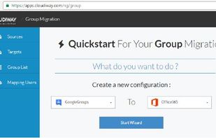 Group Migration:
Office 365 Groups
Google Groups