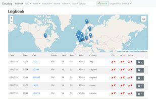 Cloudlog screenshot 3