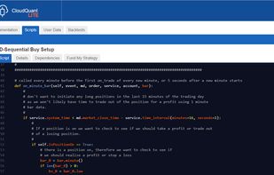 CloudQuant screenshot 1