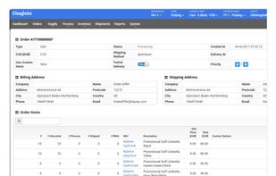 Clougistic Order Details