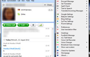 Clownfish for Skype screenshot 1
