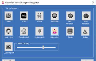 Clownfish Voice Changer screenshot 1