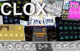CLOX Timezone Clocks screenshot 1