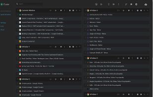 Cluster - Window & Tab Manager screenshot 1
