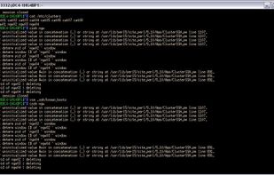 ClusterSSH screenshot 1