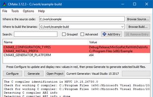 CMake screenshot 1