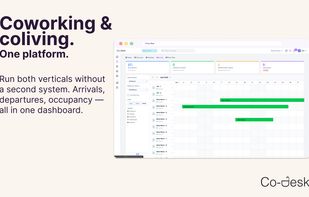 Coworking & coliving.
One platform.