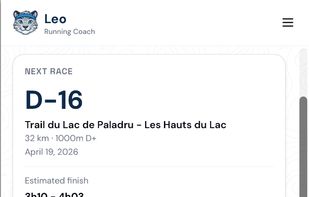 Coach Leo screenshot 1