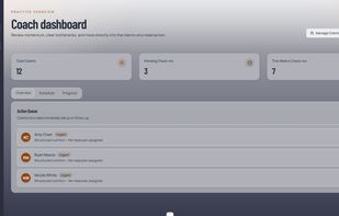 Coach Dashboard