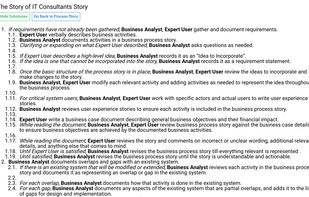 View Your Process Stories
- Easily read the process stories you write
- Admire your work
- Export your process stories to csv or copy & paste