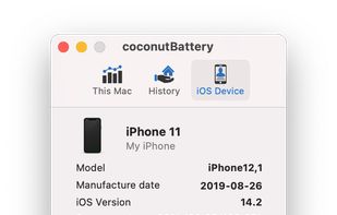 CoconutBattery 3 screenshot 1